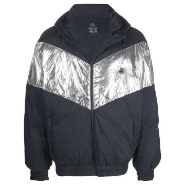 two-tone chevron jacket