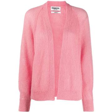 long sleeve cable knit cardigan