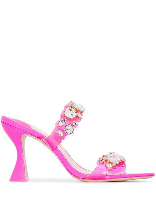 pink Ritzy 85 embellished sandals展示图