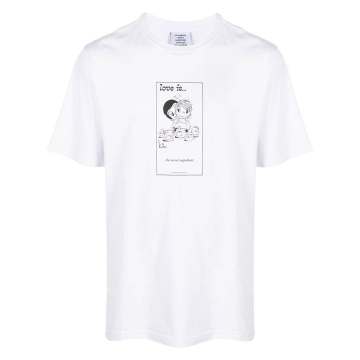 Love Is graphic print T-shirt