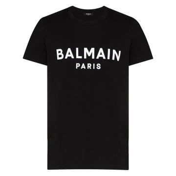 Paris logo印花T恤