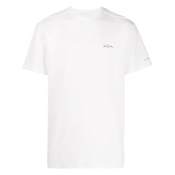 short-sleeved logo print T-shirt