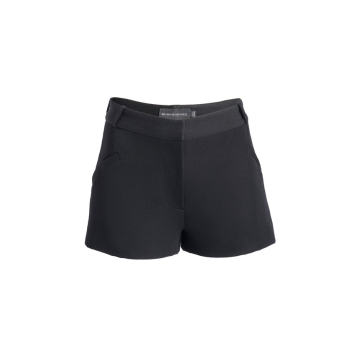 Low-Rise Wool Shorts
