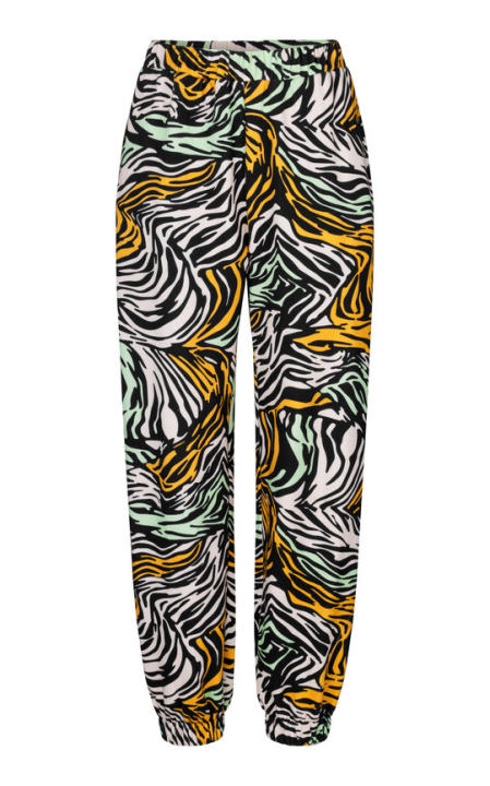Zaza Zebra-Print Cotton Sweatpants展示图