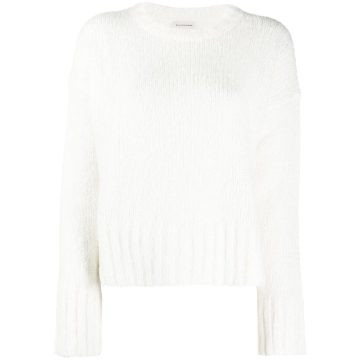 side-slit knitted jumper