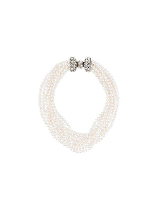 faux pearl necklace展示图