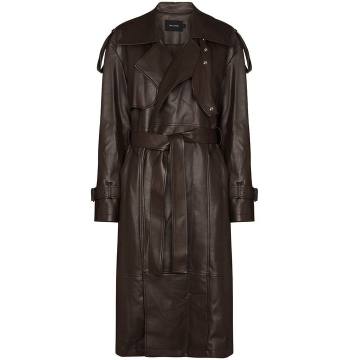 leather trench coat