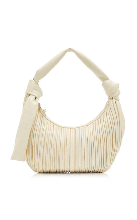 Neptune Pleated Leather Shoulder Bag展示图