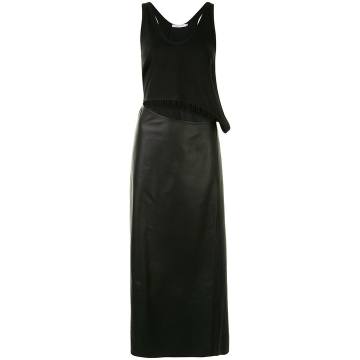 panelled cut-out dress