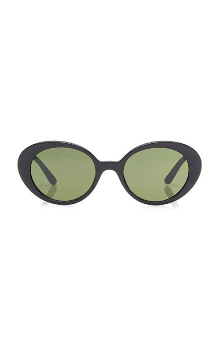 Parquet 50 Oval-Frame Acetate Sunglasses展示图