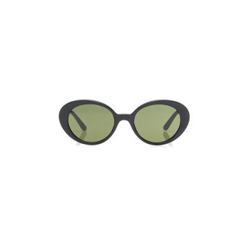 Parquet 50 Oval-Frame Acetate Sunglasses