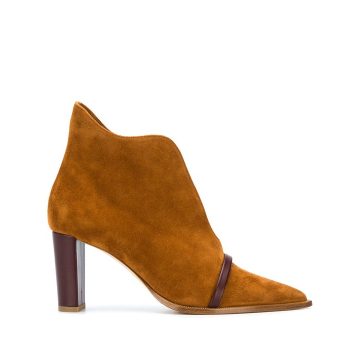 pointed-toe ankle boots