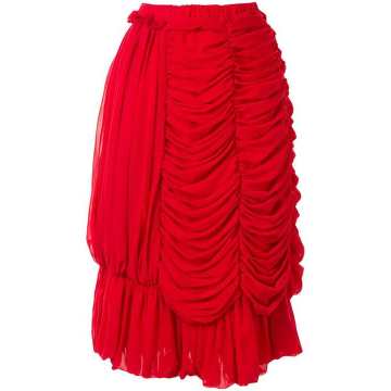 draped design skirt