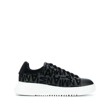 flock-logo low-top trainers