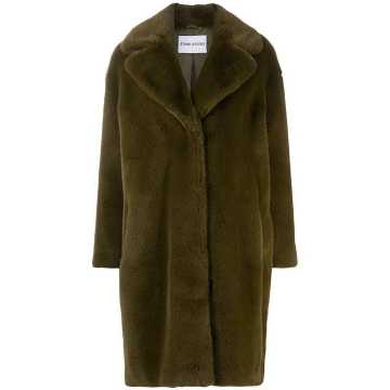 oversized shearling coat