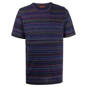 striped pattern T-shirt