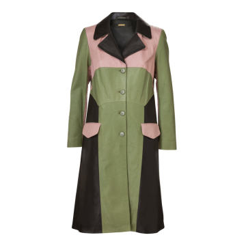 Nadine Leather Coat Dress