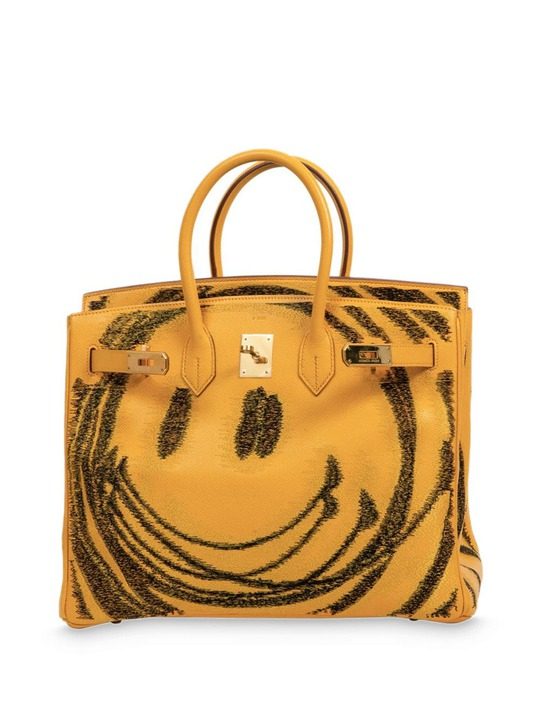 Hermès Birkin 35 Smiley tote bag展示图