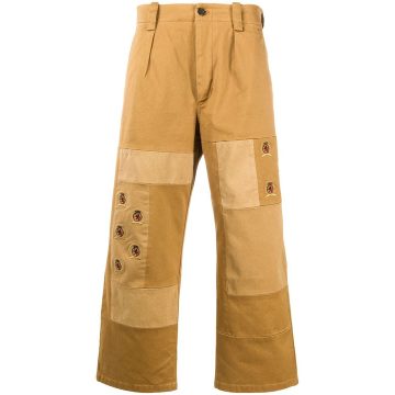 Crest Patchwork trousers