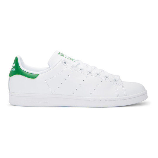 White & Green Stan Smith Sneakers展示图