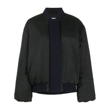 relaxed-fit bomber jacket