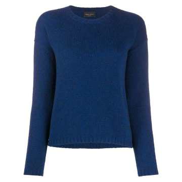 long-sleeved chunky knit jumper