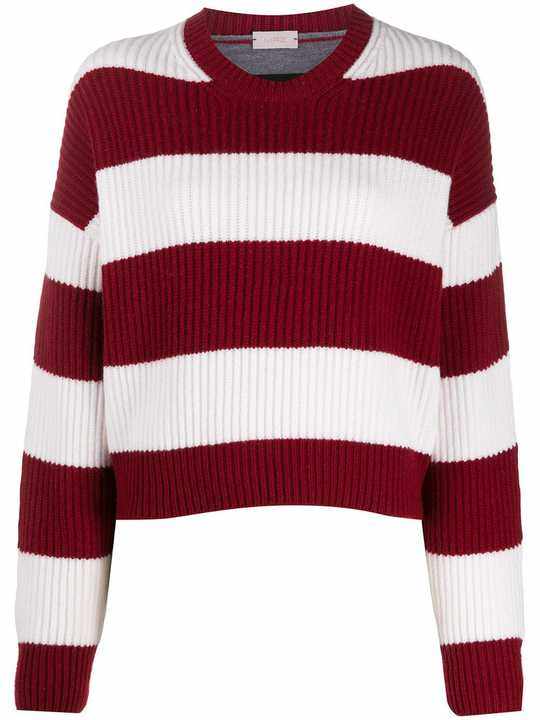 two-tone striped jumper展示图