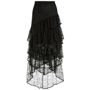 tiered mesh skirt