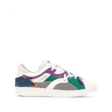 patchwork panel sneakers