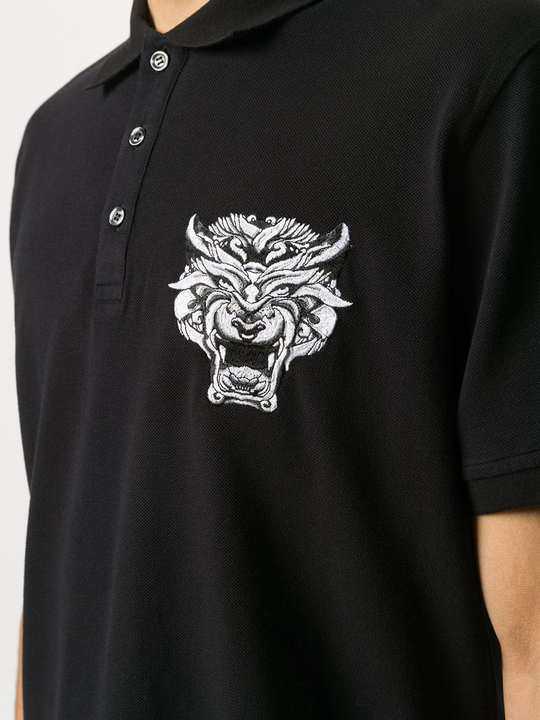 embroidered tiger polo shirt展示图