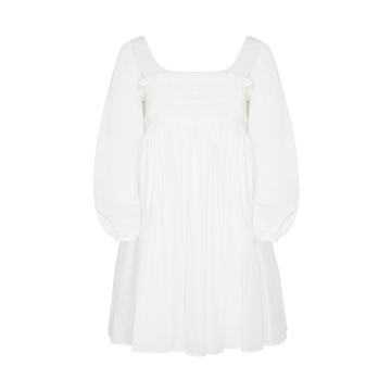 Fina Hand Smocked Cotton Voile Dress