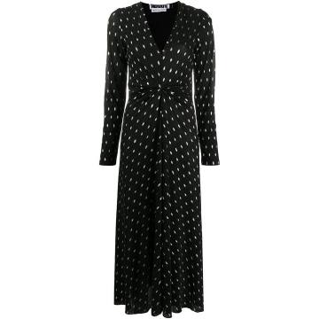 polka-dot print dress