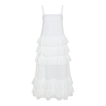 Wray Cotton Voile Tiered Maxi Dress
