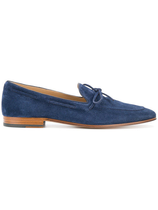 bow-trimmed loafers展示图