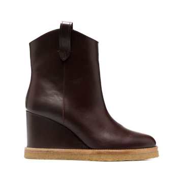 Cristina wedge ankle boots