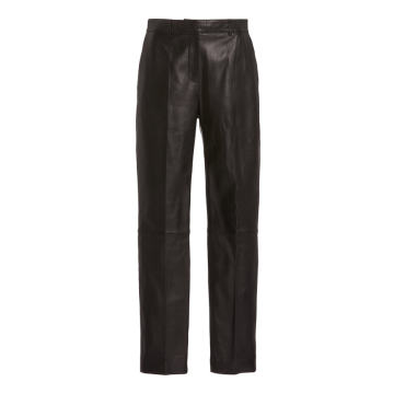 Drainpipe Leather Trousers