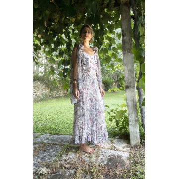 Floral-Printed Silk Maxi Skirt