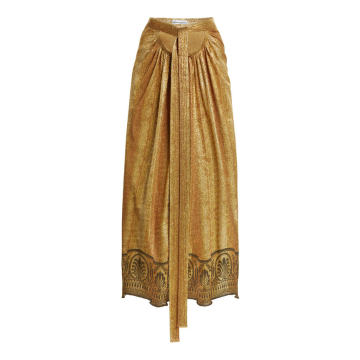 Golden Empire Frieze Jacquard Skirt