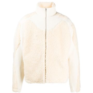 Ercan two-tone fleece jacket