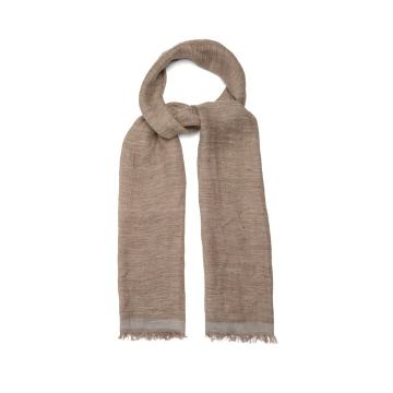 Lightweight linen-blend scarf