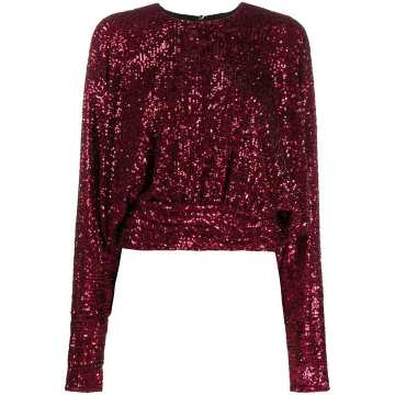 sequinned top