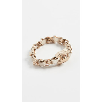Chanel Gold Turnlock Bracelet Medium