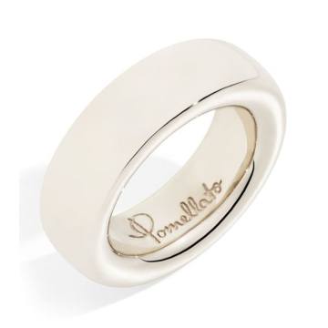 Narrow White Gold Iconica Ring