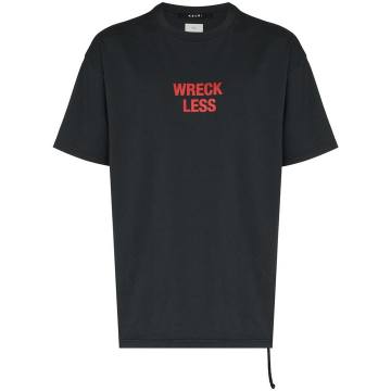 Torn crew-neck T-shirt