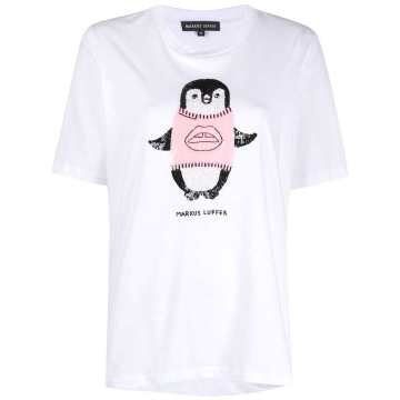 penguin-patch short-sleeve T-shirt