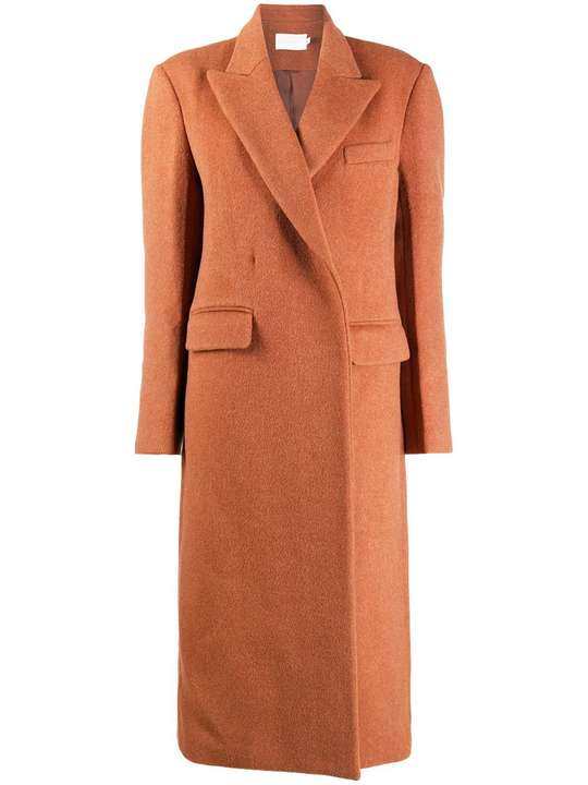 peak-lapel tailored coat展示图