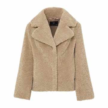 faux shearling coat