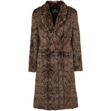 Maze leopard-print coat