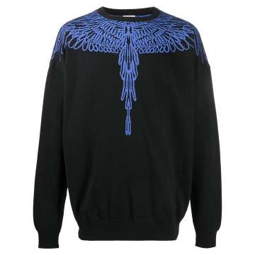 PICTORIAL WINGS SWEATER