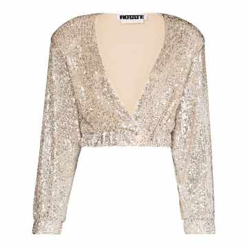 Judy sequin cropped jacket